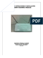 PDF Manual de Operaciones e Instalacion Bhs Huawei hg532t DD