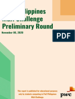 PWC Philippines M&A Challenge Preliminary Round: November 06, 2020