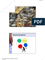 Lecture - 10 - Material Management