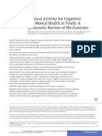 Physical Activity For Cognitive and Mental Health in Youth: A Systematic Review of Mechanisms