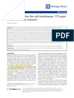 Once Upon A Time The Cell Membranes