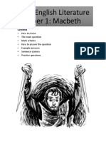 GCSE English Literature Paper 1: Macbeth