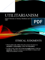 Utilitarianism: Moral Theories of Jeremy Bentham and John Stuart Mill