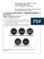 Actividades 2° A Del 12 Al 16 de Octubre