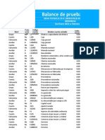 Balance de Prueba General