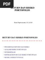 BAB 7. Return Dan Risiko Portofolio