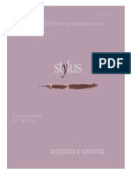 Styllus 06 (Angústia e Sintoma)