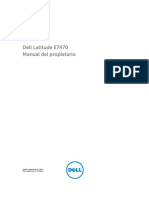 Manual DELL LAtitude E7470