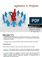 Risk Management in Projects