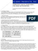 Procedures For Stud Weldign