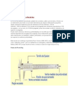 Calibrador de Vernier o Pie de Rey