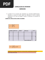 Correlacion Sperman Ejemplo