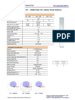 Xpol 1710 2170Mhz 65°19dbi Fixed Tilt X Sector Panel Antenna