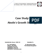 Group 3 Case Study - Nestle's Growth Strategy 