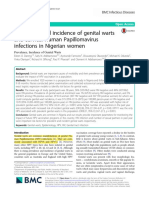 Prevalence and Incidence of Genital Warts and Cervical Human Papillomavirus Infections in Nigerian Women