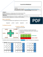 Matemáticas Adición y Sustracción 13-23 Octubre