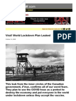 Viral! World Lockdown Plan Leaked: Latest News