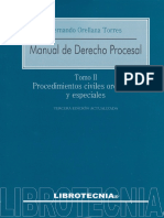 Manual de Derecho Procesal. Tomo 2 - Fernando Orellana Torres-1