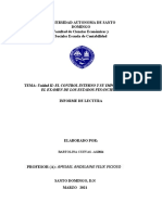 Informe de Lectura Control Interno