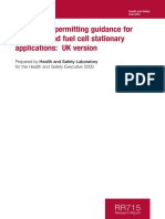 Installation Permitting Guidance For Hydrogen and Fuel Cell Stationary Applications: UK Version