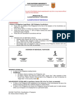 2nd Semester Income Taxation Module 5 Classification of Taxpayers