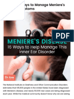 16 Natural Ways To Manage Meniere's Disease Symptoms