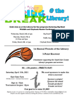 1st Annual Friends of The Library 3-Point Shootout: 6th - 12th Graders - FREE TO PLAY!