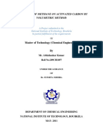 Adsorption of Methane On Activated Carbon by Volumetric Method