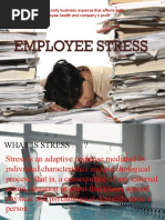 Stress Is A Costly Business Expense That Affects Both Employee Health and Company's Profit