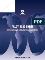 Alloy 6022 Sheet: Higher Strength With Improved Formability