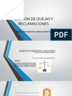 16 Gestión de Quejas y Reclamaciones