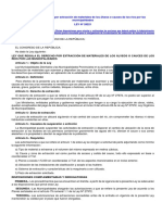 Ley #28221 - Derecho Por Extracción de Materiales de Álveos o Cauces de Ríos Por Las Municipalidades