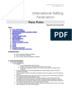 International Rafting Federation: Race Rules