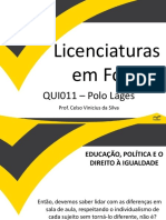 Licenciaturas em Foco