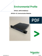 Product Environmental Profile: Apacs+ Ahf216 Module APACS+ IO, Communication Modules