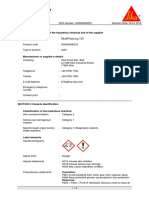 Sika® Fastplug 102: Safety Data Sheet