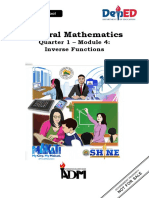 General Mathematics: Quarter 1 - Module 4: Inverse Functions