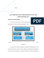 Group 7 JUST IN TIME PRACTICES OF SERVICE DELIVERY OF FAST FOOD CHAINS IN BATANGAS CITY