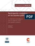 Participación Ciudadana en Los Asuntos Públicos