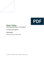 Neat Video Noise Reduction Plug-In For VirtualDub User Guide