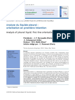 Analyse Du Liquide Pleural