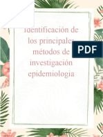 Investigación Epidemiológica