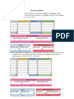 Estadistica Descriptiva (EJERCICIOS)