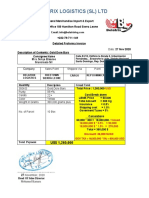 Mrs Sonya Elisanee Proforma Invoice