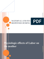 Maternal and Fetal Responses During Labor