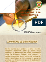 La Grafotecnia Aplicada A La Criminalistica