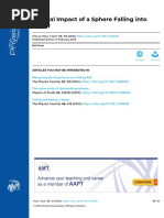 Vertical Impact of A Sphere Falling Into Water: Articles You May Be Interested in