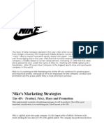 Nike's Marketing Strategies: The 4Ps - Product, Price, Place and Promotion