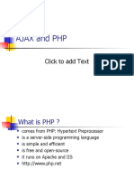 Ajax and PHP: Click To Add Text