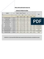 Planilha de Controle de Vacinas